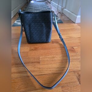 Michael Kors Navy And Light Blue Crossbody Bag